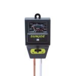 Restored Sun Joe 3-In-1 Soil Meter with Moisture, PH and Light Meter for Indoor/Outdoor Gardens (Refurbished)