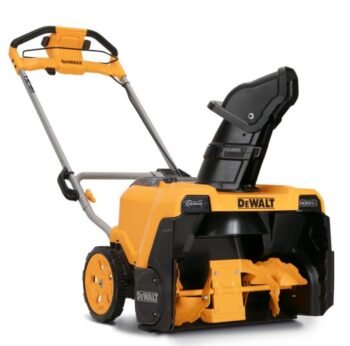 DEWALT 60V 21in Cordless Electric Single Stage Snow Blower | Two 4.0 Ah FLEXVOLT Batteries & 2 Chargers