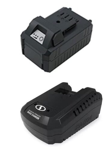 Snow Joe + Sun Joe 24V-5AMP | 24-Volt iON+ Bundle | W/ 5.0-Ah Battery and Quick Charger (Open Box)