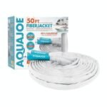 Restored Scratch and Dent Aqua Joe AJFJH50-58-RV Superlight Marine-Grade FiberJacket RV Hose, White (Refurbished)