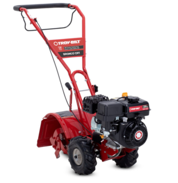 Restored Troy-Bilt Bronco CRT Tiller | 208cc Engine | 14" Rear Tine Tiller (Refurbished)