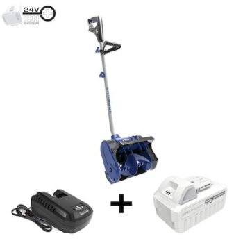 Restored Snow Joe 24V-SS12-XR | 24V iON+ Cordless Snow Shovel Kit | 12-inch | W/ 5.0-Ah Battery + Charger (Refurbished)