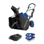 Restored Snow Joe 24V-X2-SB18 18-Inch 48-Volt 4-Ah Cordless Snow Blower, (2x4.0AH) [Remanufactured]