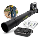 Restored Sun Joe 24V-TB-2AMP-KIT | 24V Cordless Turbine Jet Blower | 100-MPH | 280-CFM | W/ 2 x 2.0-Ah Batteries + Dual-Port Charger (Refurbished)