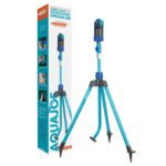 Restored Aqua Joe AJ-6PSTB-XL Indestructible Turbo Drive 360 Degree Telescoping Sprinkler & Mister, Blue (Refurbished)