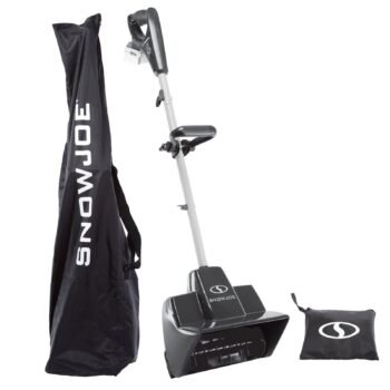 Restored Snow Joe 24V-SS11-CVR-XR-GRY | 24V iON+ Cordless Snow Shovel Kit | 11-Inch | W/ 5.0-Ah Battery & Charger + Bonus Cover (Refurbished)